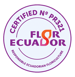 Flor Ecuador certification seal